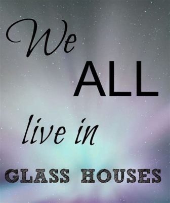 Don't Throw Stones in a Glass House Meaning: A Kaleidoscope of Perspectives