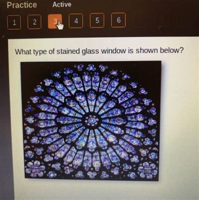 What type of stained glass window is shown below, and how does it reflect the interplay of light and shadow in modern architecture?